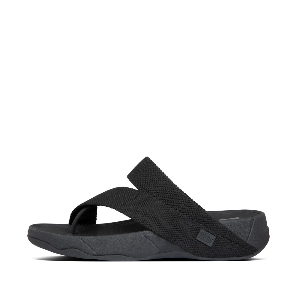 Fitflop Man Sandals Black - Sling Weave Toe-post - NL8720459